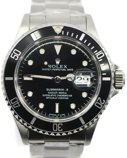 Rolex Submariner Date 40MM Black Dial Oyster Bracelet (16610)