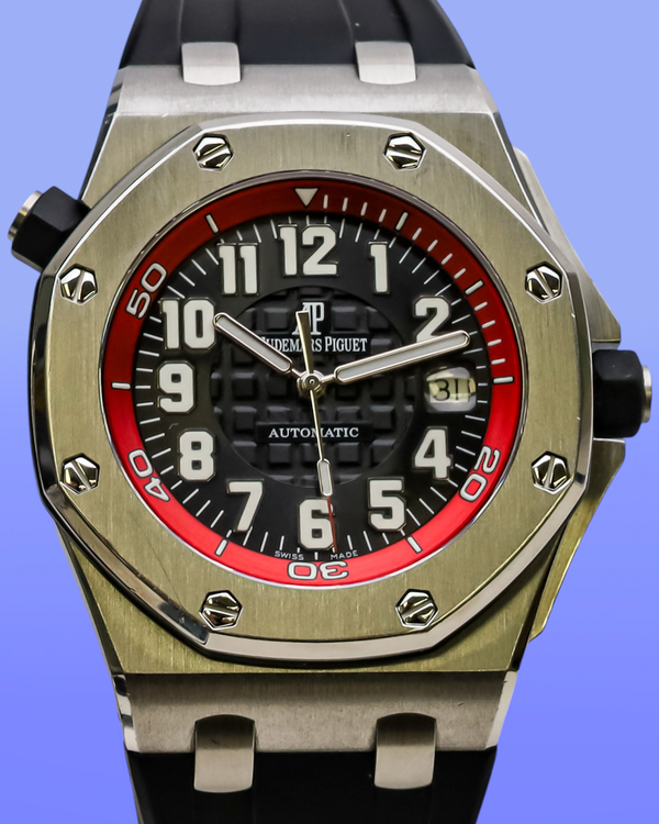 2008 Audemars Piguet Royal Oak Offshore Scuba Diver Boutique Edition 42MM Black Dial Rubber Strap (15701ST.OO.D002CA.03)