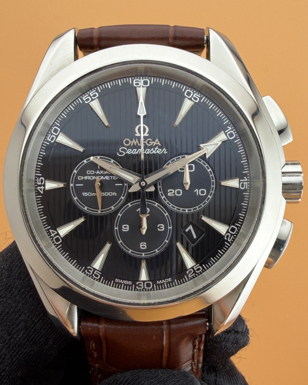 Omega Seamaster Aqua Terra 150M 44MM Grey Dial Leather Strap (231.13.44.50.06.001)