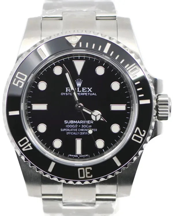 2020 Rolex Submariner No-Date 40MM Black Dial Oyster Bracelet (114060)