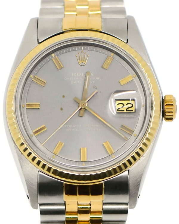 1978 Rolex Datejust 36MM Grey Dial Two-Tone Jubilee Bracelet (1601)