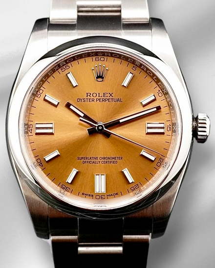 Rolex Oyster Perpetual 36MM White Grape Dial Oyster Bracelet (116000)