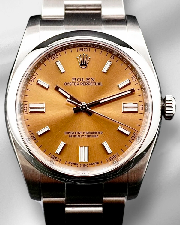 Rolex Oyster Perpetual 36MM Champagne Dial Oyster Bracelet (116000)