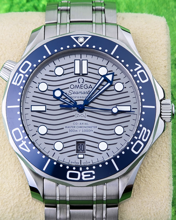 No Reserve - 2024 Omega Seamaster Diver 300M 42MM Grey Dial Steel Bracelet (210.30.42.20.06.001)