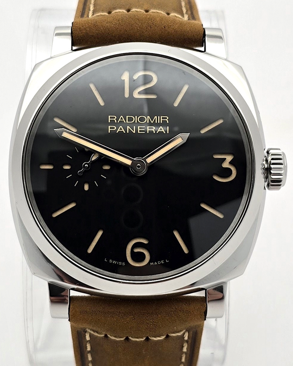 2014 Panerai Radiomir 42MM Black Dial Leather Strap (PAM00512)