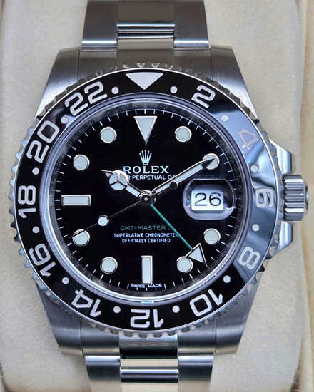 2019 Rolex GMT-Master II 40MM Black Dial Oyster Bracelet (116710LN)