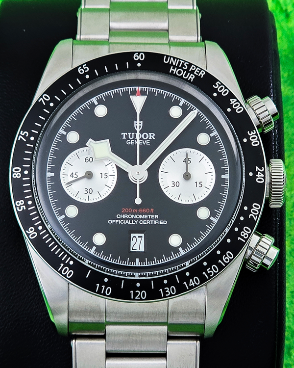 2025 Tudor Black Bay Chrono 41MM Black Dial Steel Bracelet (79360N)