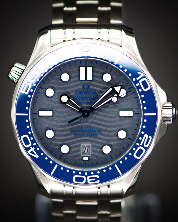 2023 Omega Seamaster Diver 300M 42MM Grey Dial Steel Bracelet (210.30.42.20.06.001)