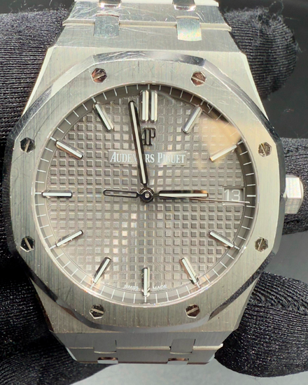 2021 Audemars Piguet Royal Oak 41MM Grey Dial Steel Bracelet (15500ST)
