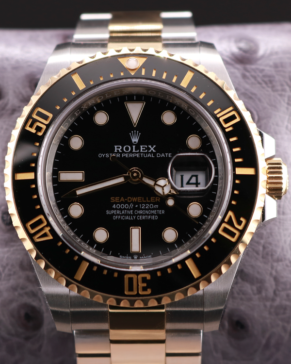 2025 Rolex Sea-Dweller 43MM Black Dial Two-Tone Oyster Bracelet (126603)