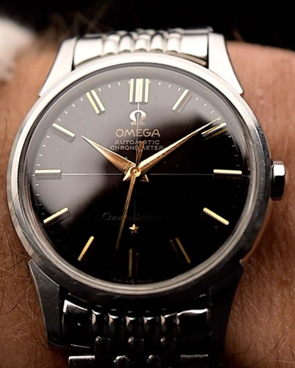 1961 Omega Constellation 34MM Black Dial Steel Bracelet (14381)