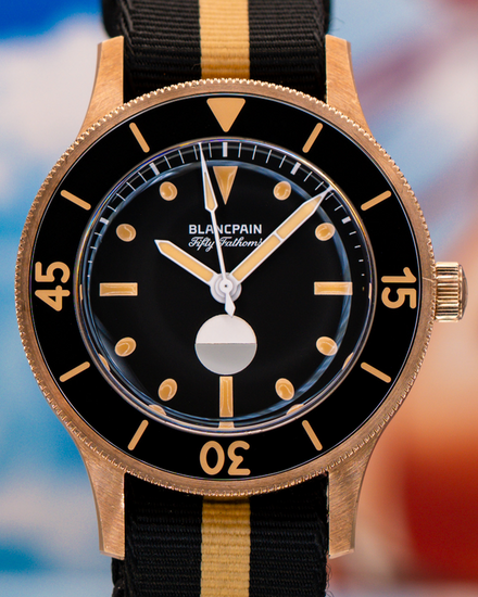 2023 Blancpain Fifty Fathoms "70th Anniversary Act 3" L.E. 41.3MM Black Dial Textile Strap (5901-5630 NANA)