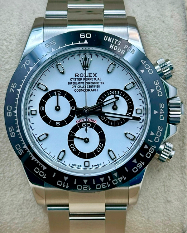2016 Rolex Cosmograph Daytona "Panda" 40MM White Dial Oyster Bracelet (116500LN)