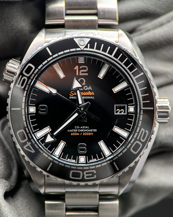 2024 Omega Seamaster Planet Ocean 600M 43.5MM Black Dial Steel Bracelet (215.30.44.21.01.001)
