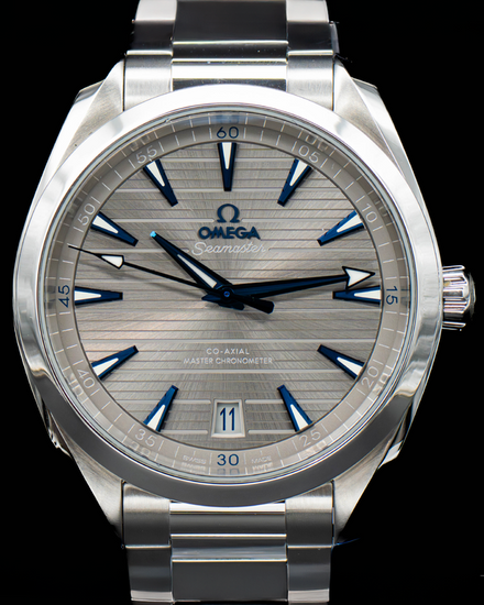2023 Omega Seamaster Aqua Terra 150M 41MM Grey Dial Steel Bracelet (220.10.41.21.06.001)