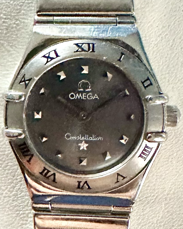Omega Constellation 22MM Quartz Grey Dial Steel Bracelet (1561.51)