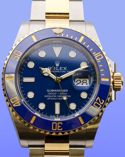 2025 Rolex Submariner Date "Bluesy" 41MM Blue Dial Two-Tone Oyster Bracelet (126613LB)
