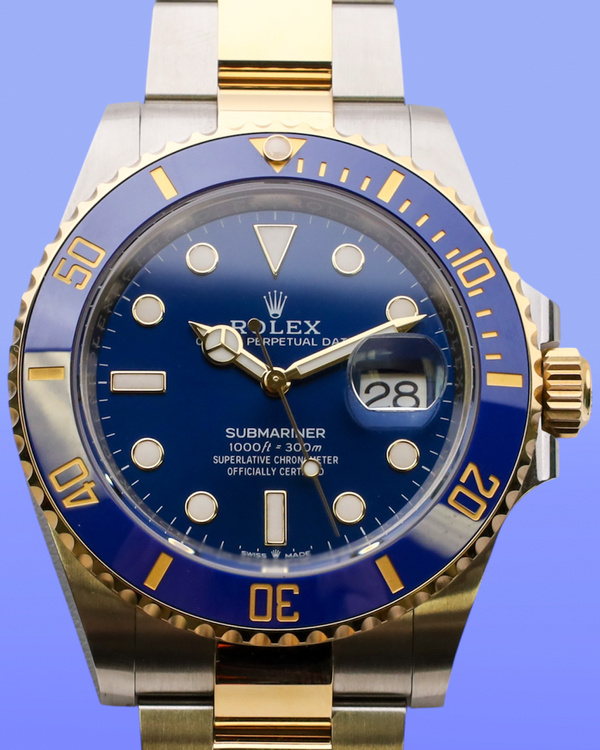 2025 Rolex Submariner Date "Bluesy" 41MM Blue Dial Two-Tone Oyster Bracelet (126613LB)