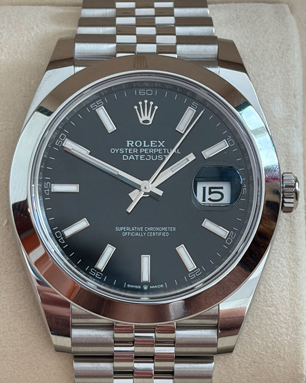 2025 Rolex Datejust 41MM Black Dial Jubilee Bracelet (126300)