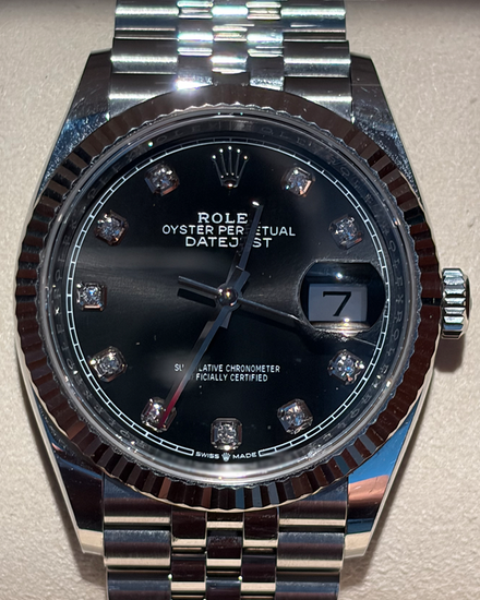 Rolex Datejust 36MM Black Dial Jubilee Bracelet (126234)