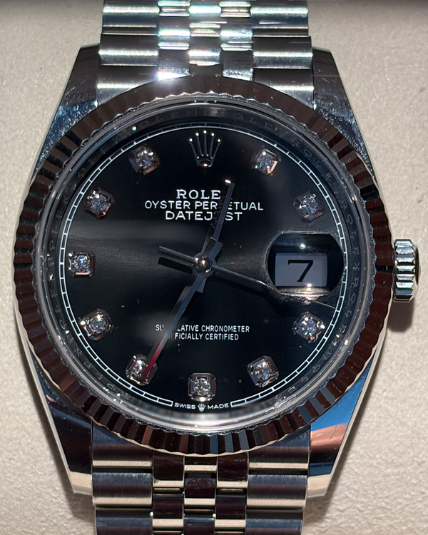 Rolex Datejust 36MM Black Dial Jubilee Bracelet (126234)