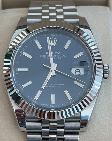 2019 Rolex Datejust 41MM Black Dial Jubilee Bracelet (126334)