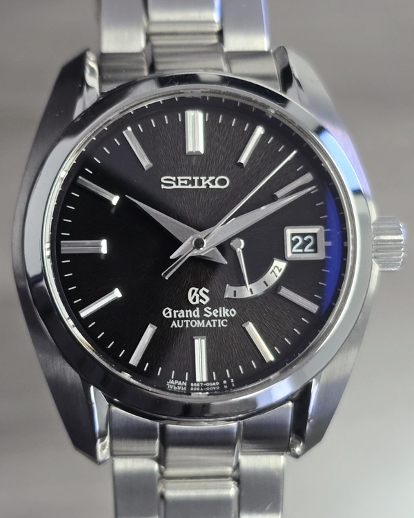 2010 Grand Seiko Masterpiece 38MM Black Dial Steel Bracelet (SBGL005)
