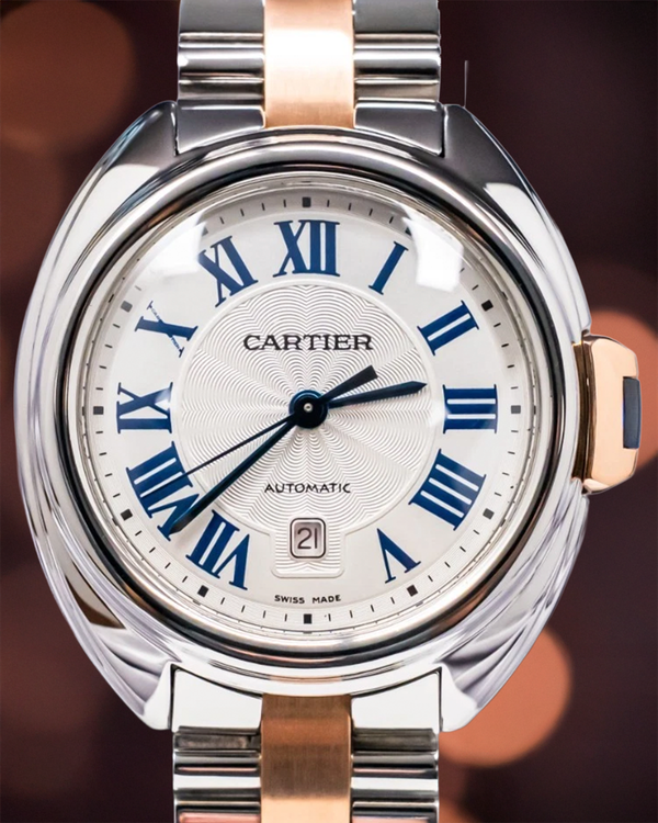 Cartier Cle De Cartier 31MM Silver Dial Two-Tone Bracelet (W2CL0004)