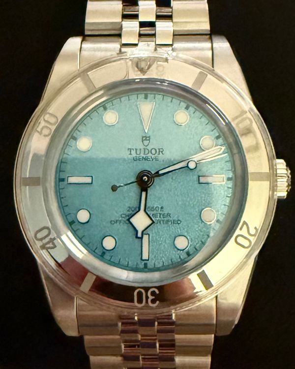 2025 Tudor Black Bay  54 "Lagoon Blue" 37MM Blue Dial Steel Bracelet (79000)
