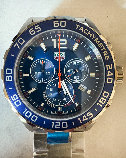 No Reserve - Tag Heuer Formula 1 43MM Quartz Blue Dial Steel Bracelet (CAZ1014.BA0842)