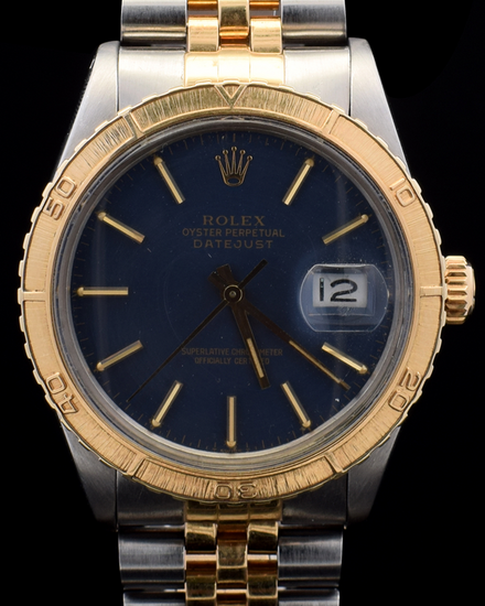 Rolex Datejust Turn-O-Graph 36MM Blue Dial Two-Tone Jubilee Bracelet (16253)