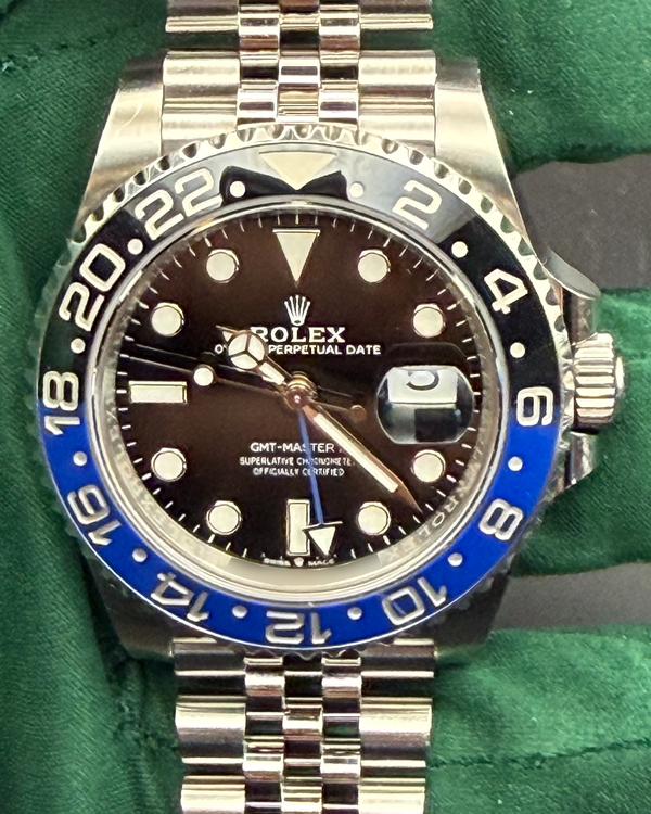 2022 Rolex GMT-Master II "Batgirl" 40MM Black Dial Jubilee Bracelet (126710BLNR)
