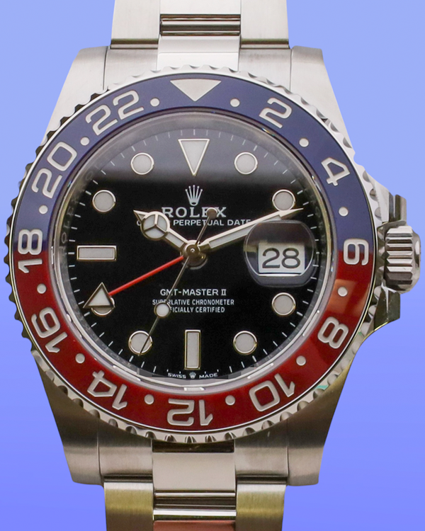 2025 Rolex GMT-Master II "Pepsi" 40MM Black Dial Oyster Bracelet (126710BLRO)