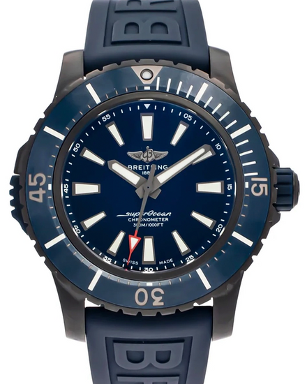 2024 Breitling Superocean 48MM Blue Dial Rubber Strap (V17369)