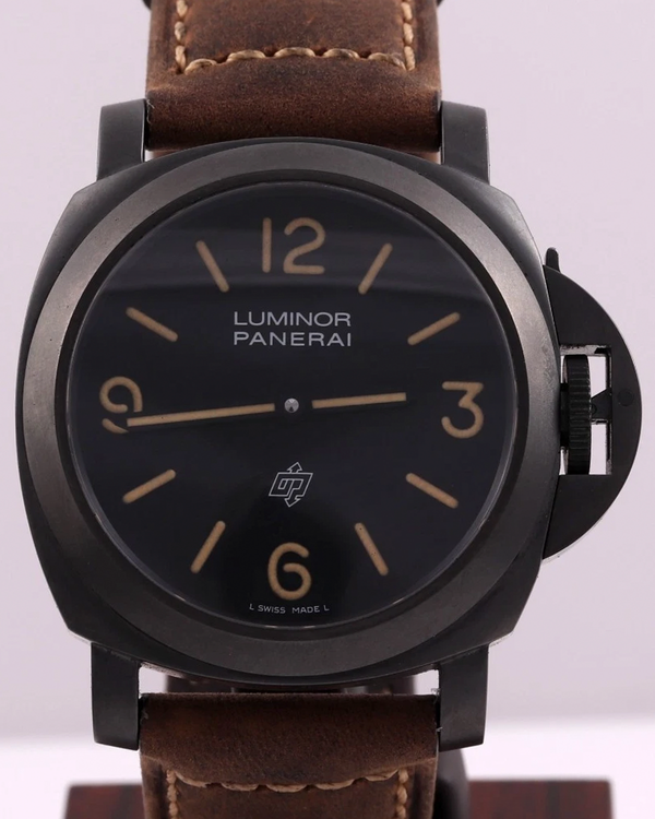 2010 Panerai Luminor Base Logo "Paneristi 10th Anniversary" L.E. 44MM Black Dial Leather Strap (PAM00360)