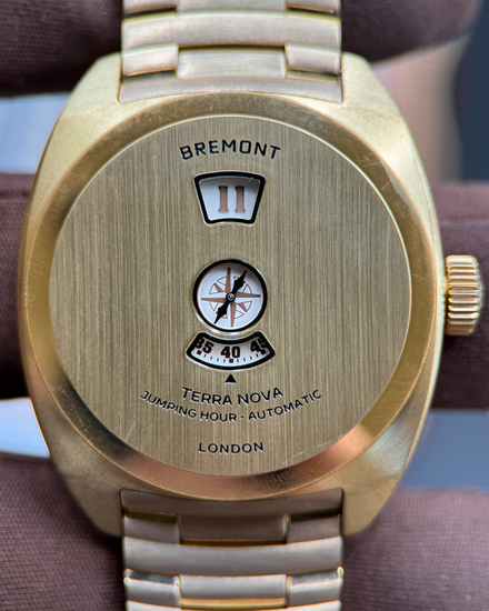 2025 Bremont Terra Nova Jumping Hour 38MM Bronze Dial Bronze Bracelet (TN38-JH-BZ-CC-B)