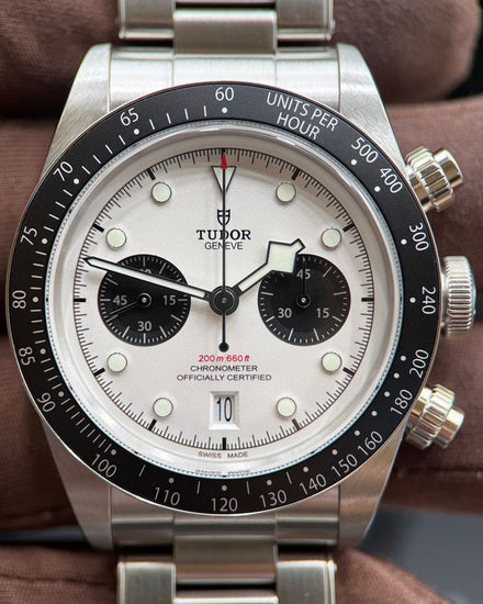 2025 Tudor Black Bay Chrono "Panda" 41MM White Dial Steel Bracelet (79360N)