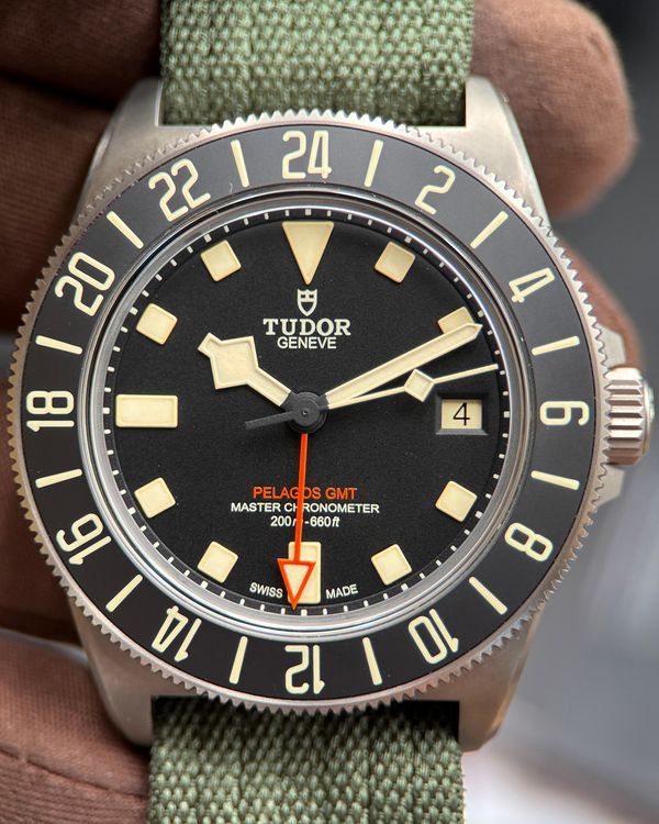 2024 Tudor Pelagos FXD GMT 42MM Black Dial Textile Strap (2542G247NU)
