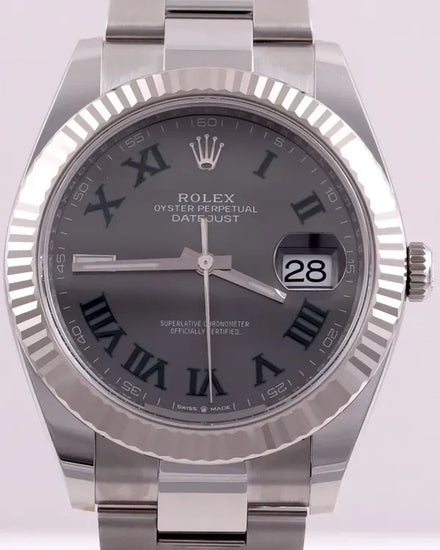 2025 Rolex Datejust "Wimbledon" 41MM Slate Dial Oyster Bracelet (126334)