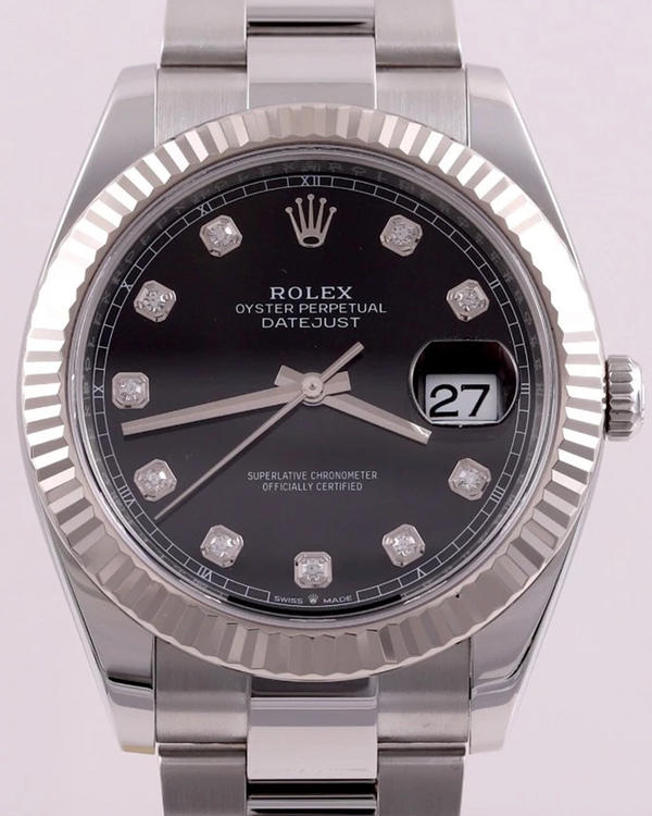 2024Rolex Datejust 41MM Black Dial Oyster Bracelet (126334)