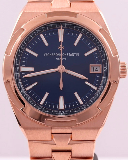 2022 Vacheron Constantin Overseas 41MM Blue Dial Rose Gold Bracelet (4500V/110R-B705)