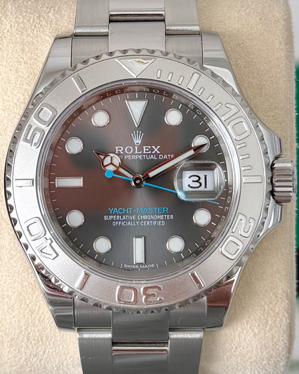 2018 Rolex Yacht-Master 40MM Rhodium Dial Oyster Bracelet (116622)
