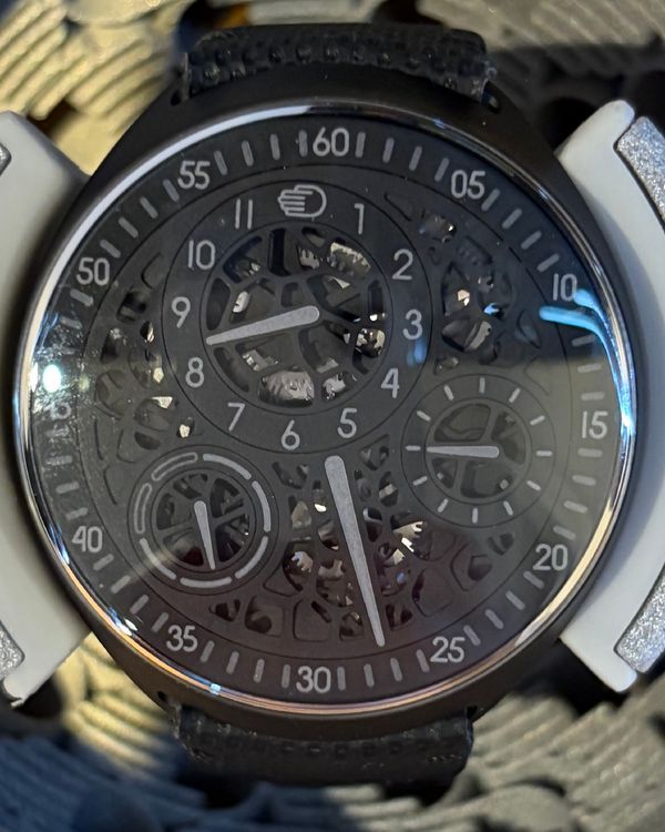 2023 Ressence Type 1 Slim Hodinkee 42MM Skeleton Dial Leather Strap (Type 1.3)