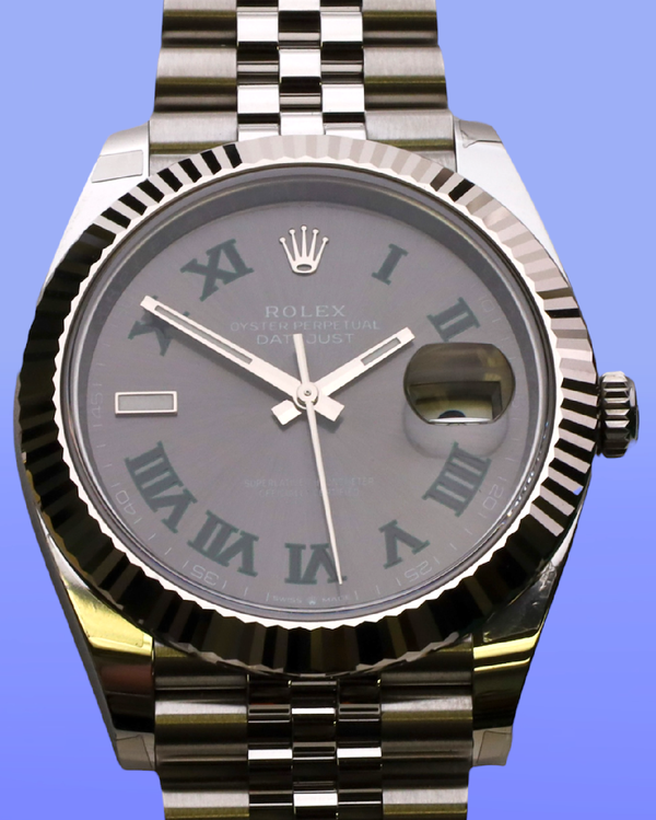 2025 Rolex Datejust "Wimbledon" 41MM Slate Dial Jubilee Bracelet (126334)