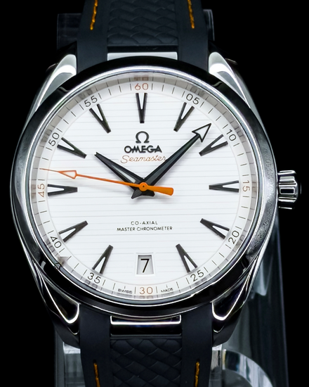 2022 Omega Seamaster Aqua Terra 150M 41MM Silver Dial Rubber Strap (220.12.41.21.02.002)