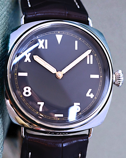 2013 Panerai Radiomir 3 Days White Gold 47MM Brown "California" Dial Leather Strap (PAM00376)