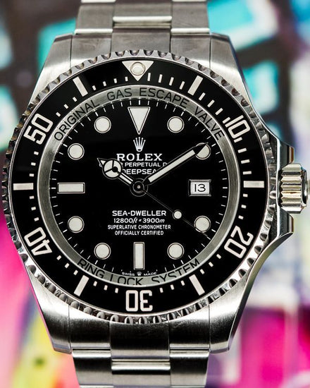 2020 Rolex Sea-Dweller Deepsea 44MM Black Dial Oyster Bracelet (126660)
