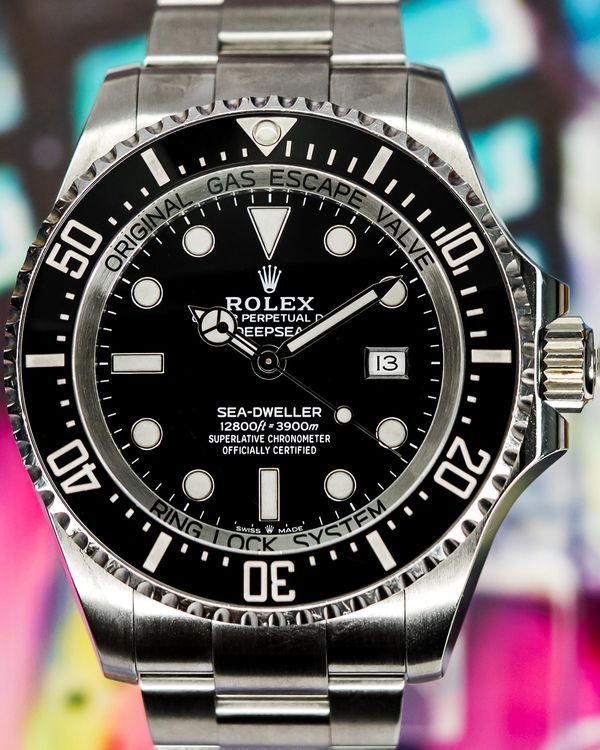 2020 Rolex Sea-Dweller Deepsea 44MM Black Dial Oyster Bracelet (126660)