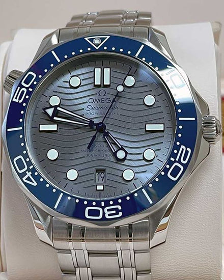 2024 Omega Seamaster Diver 300M 42MM Grey Dial Steel Bracelet (210.30.42.20.06.001)