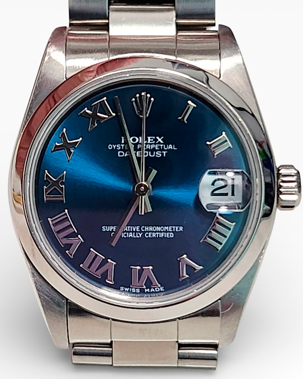 Rolex Datejust 31MM Blue Dial Oyster Bracelet (78240)